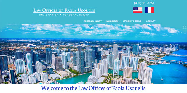 paousquelis.com/: Paola Usquelis, Immigration, Personal Injury Law